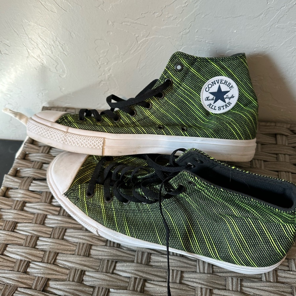 Converse Green High-Top Sneakers